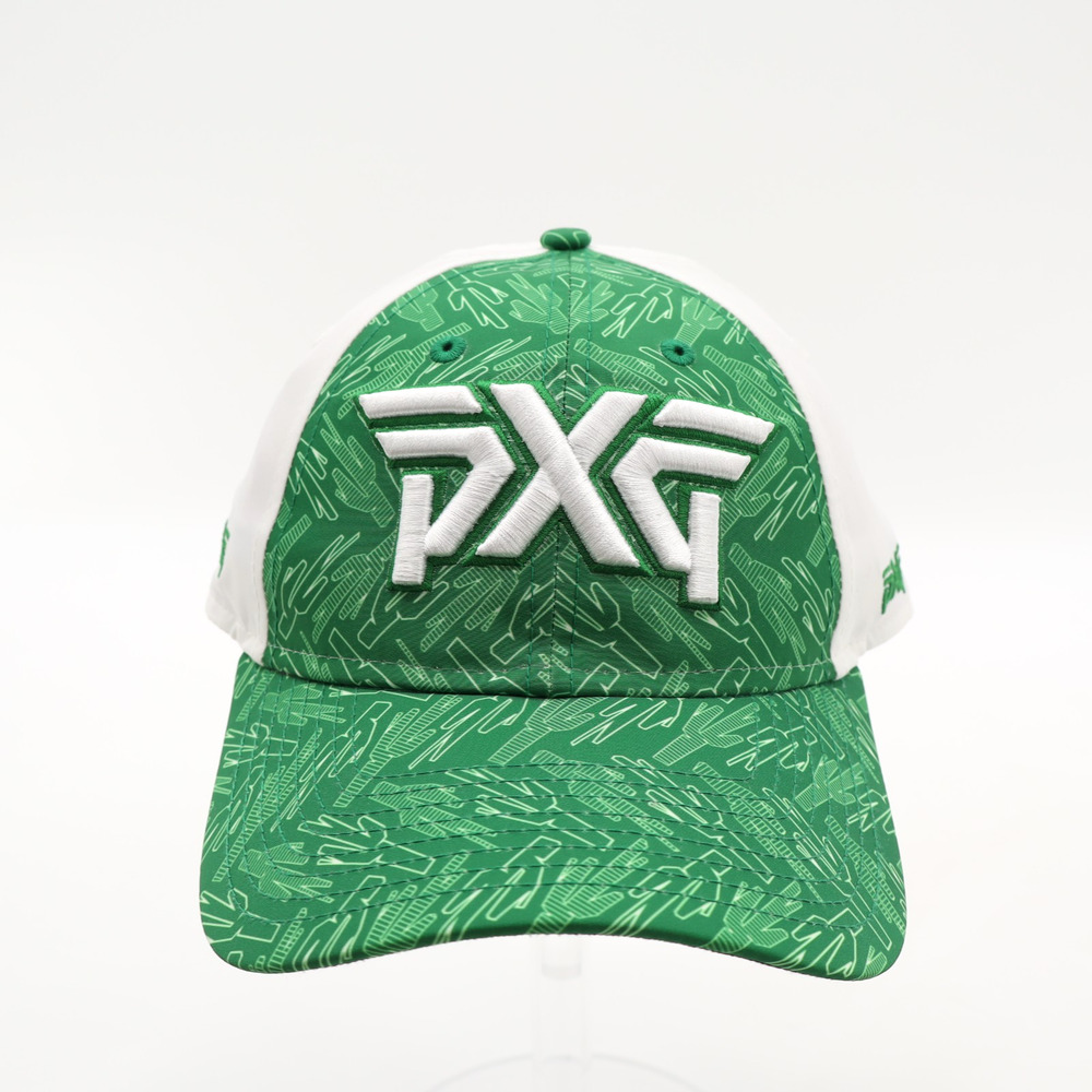 PXG Golf Hat Cap New Era 9 Twenty Adjustable Phoenix Sharp Cactus Green White